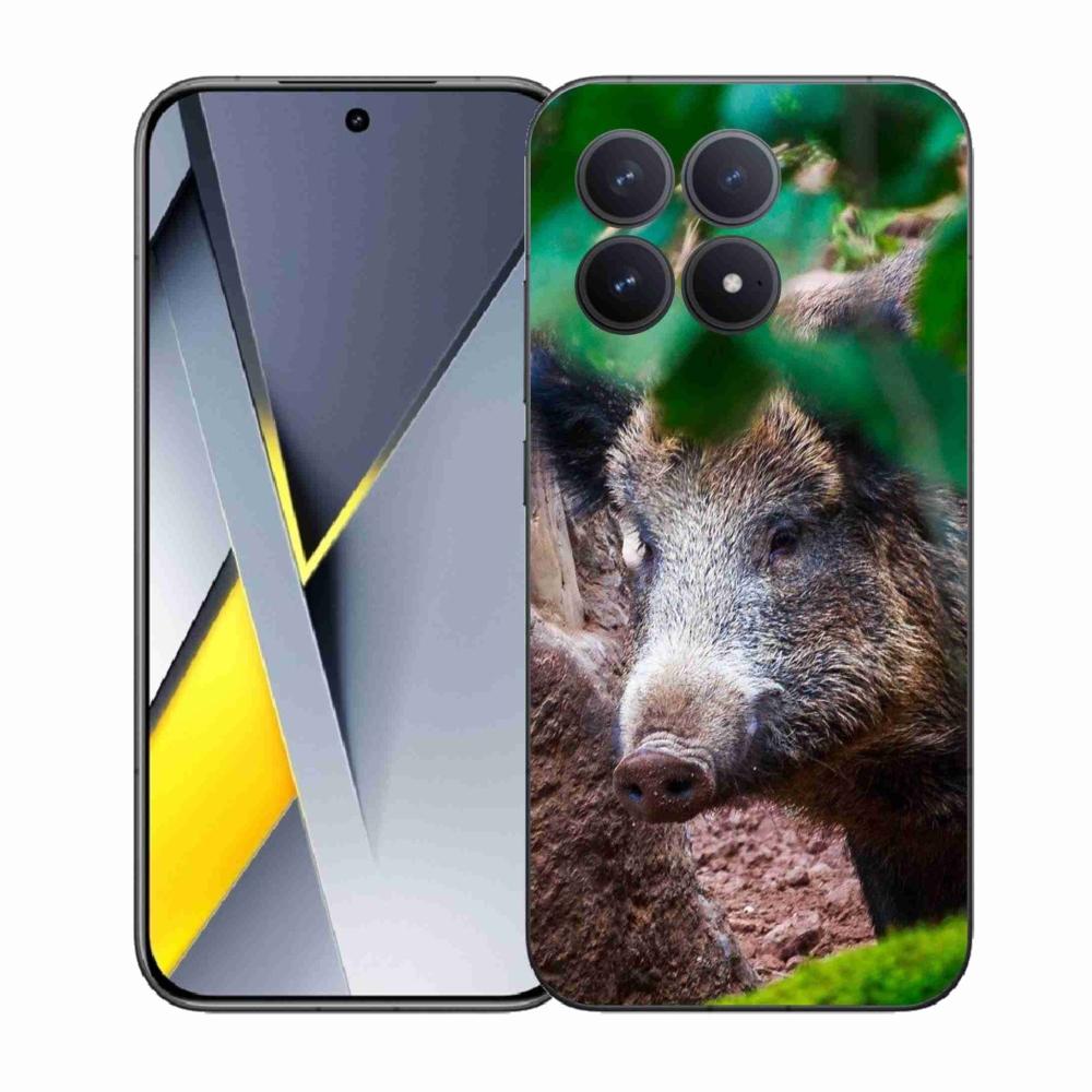 Gelový kryt mmCase na Xiaomi Poco F8 Pro - divoké prase