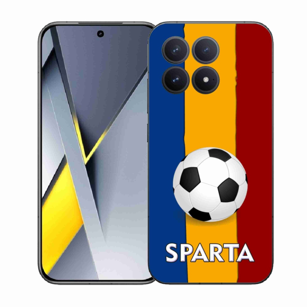 Gelový kryt mmCase na Xiaomi Poco F8 Pro - fotbal 1