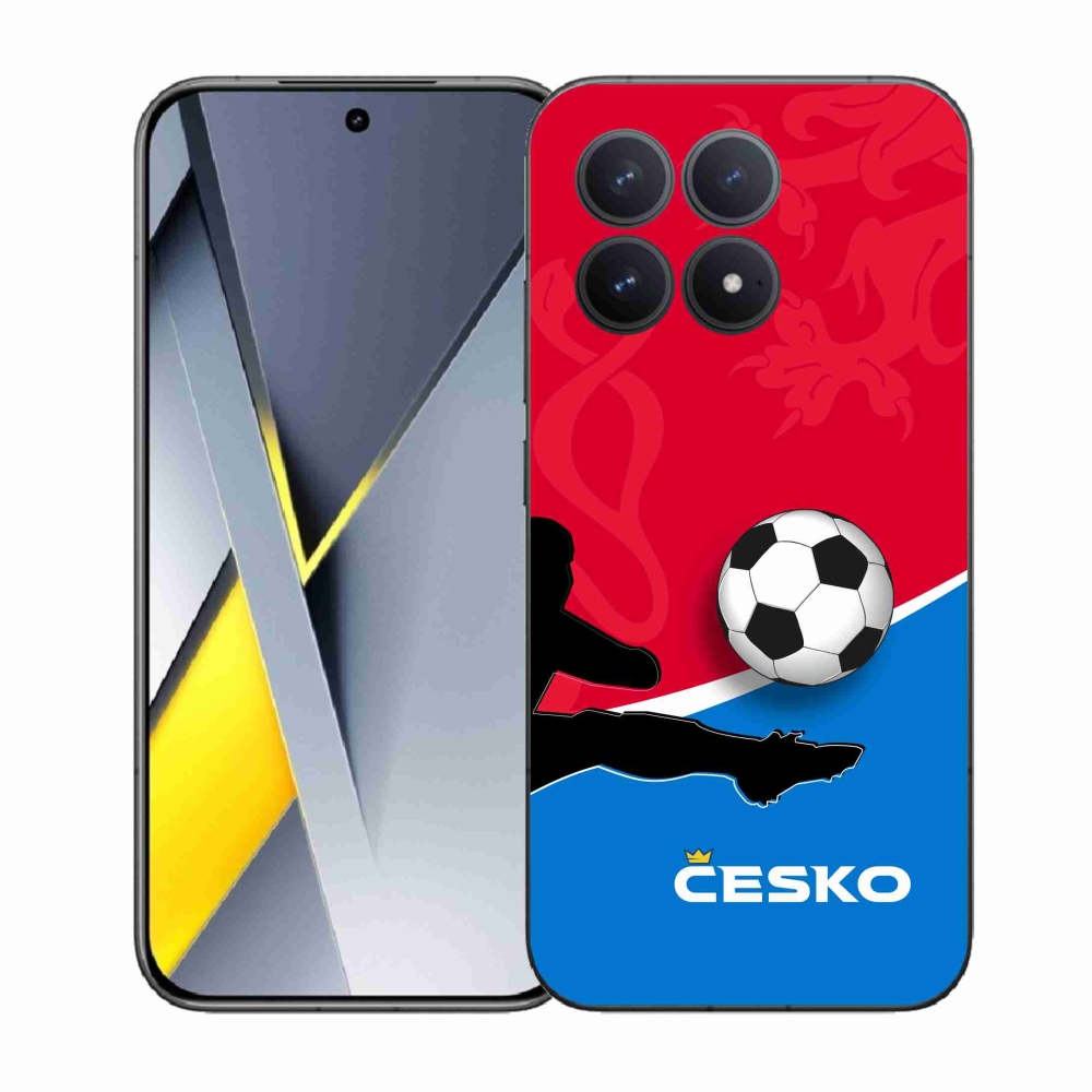 Gelový kryt mmCase na Xiaomi Poco F8 Pro - fotbal Česko 2