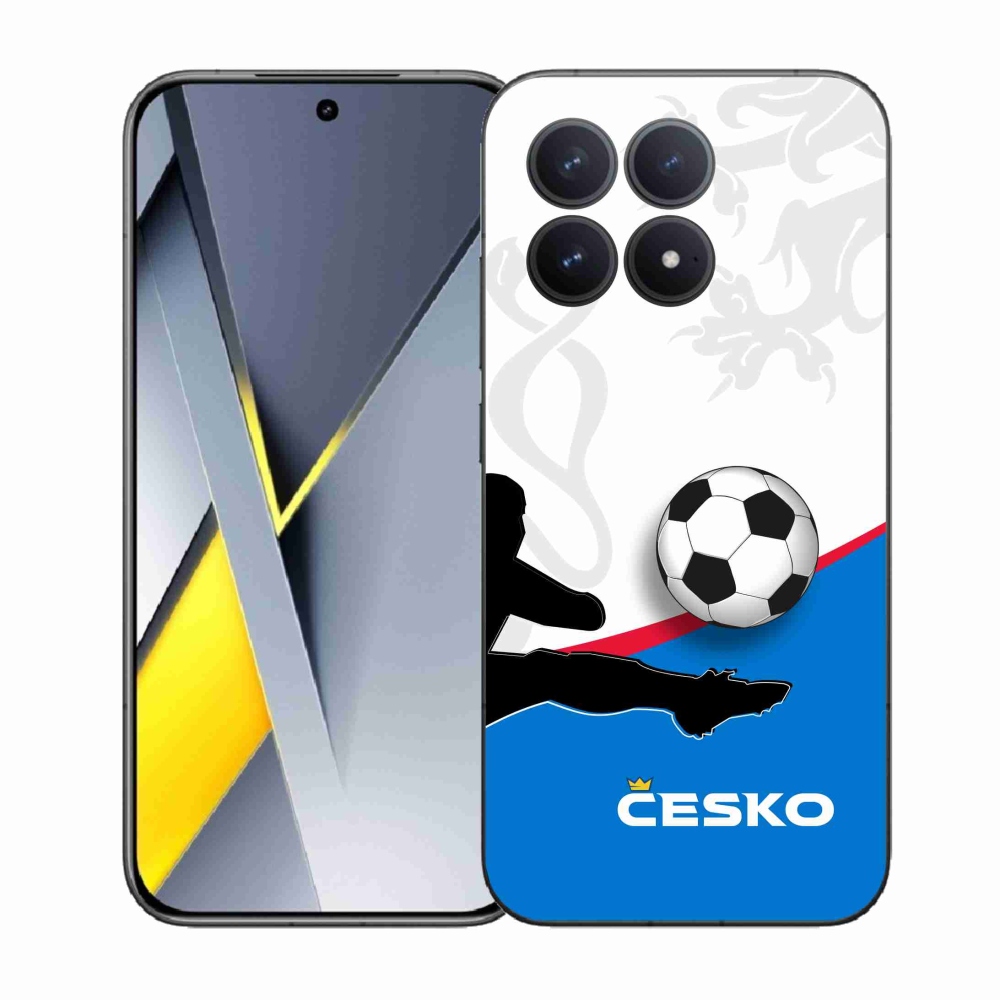 Gelový kryt mmCase na Xiaomi Poco F8 Pro - fotbal Česko 3