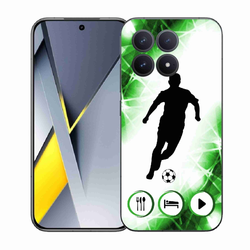 Gelový kryt mmCase na Xiaomi Poco F8 Pro - fotbalista
