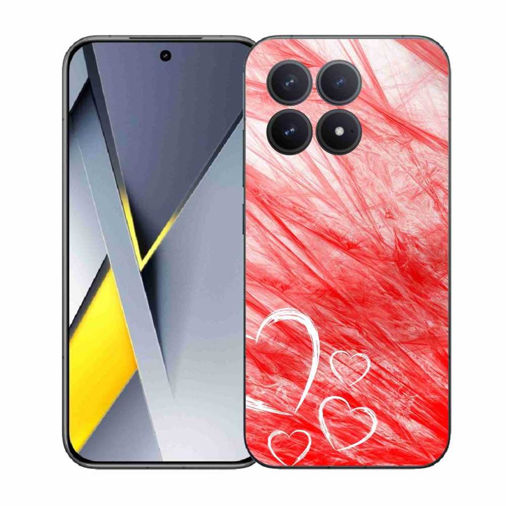 Gelový kryt mmCase na Xiaomi Poco F8 Pro - heart