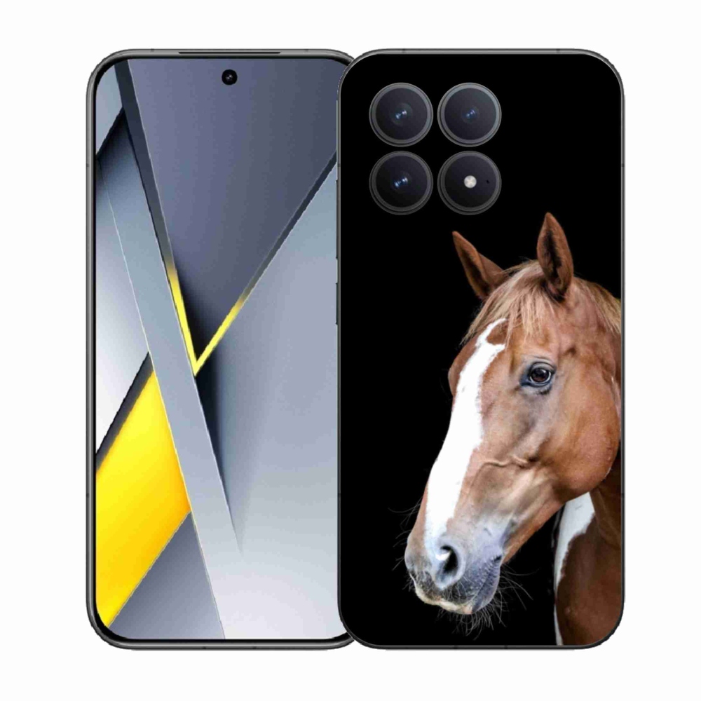 Gelový kryt mmCase na Xiaomi Poco F8 Pro - hnědý kůň 3