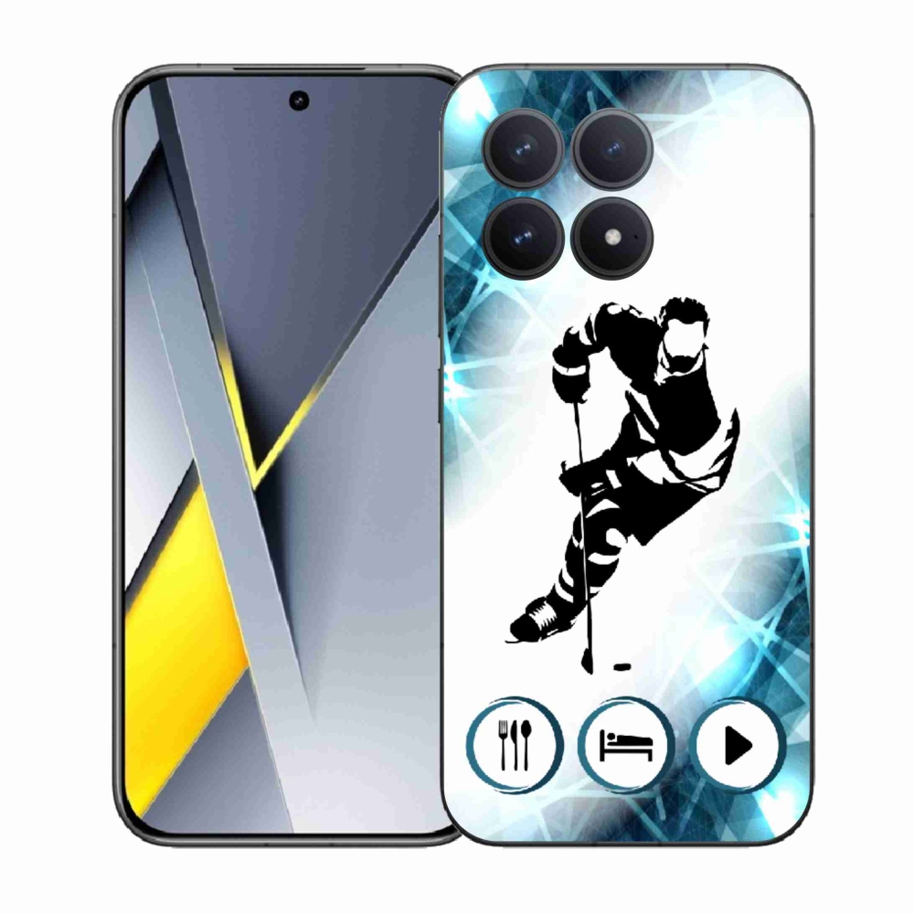 Gelový kryt mmCase na Xiaomi Poco F8 Pro - hokej 1