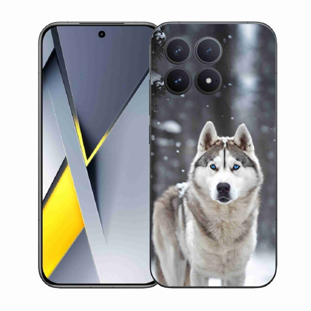 Gelový kryt mmCase na Xiaomi Poco F8 Pro - husky 2