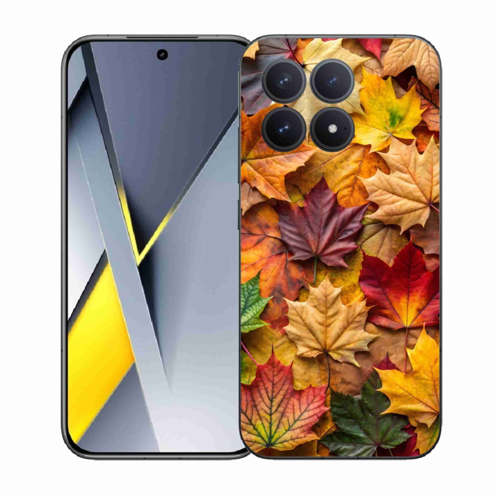 Gelový kryt mmCase na Xiaomi Poco F8 Pro - javorové listy 2