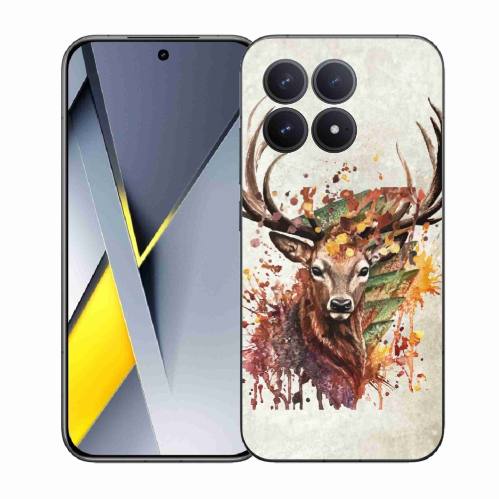 Gelový kryt mmCase na Xiaomi Poco F8 Pro - jelen 1