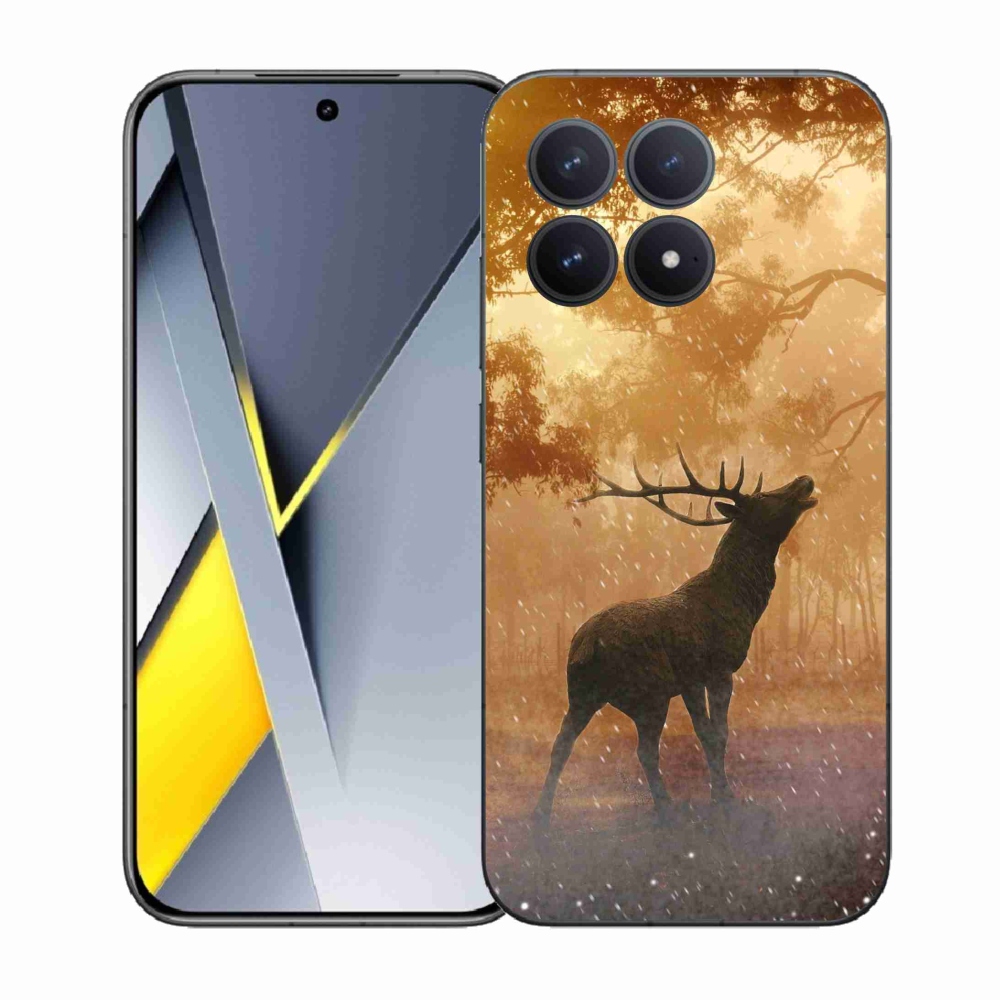 Gelový kryt mmCase na Xiaomi Poco F8 Pro - jelen v říji