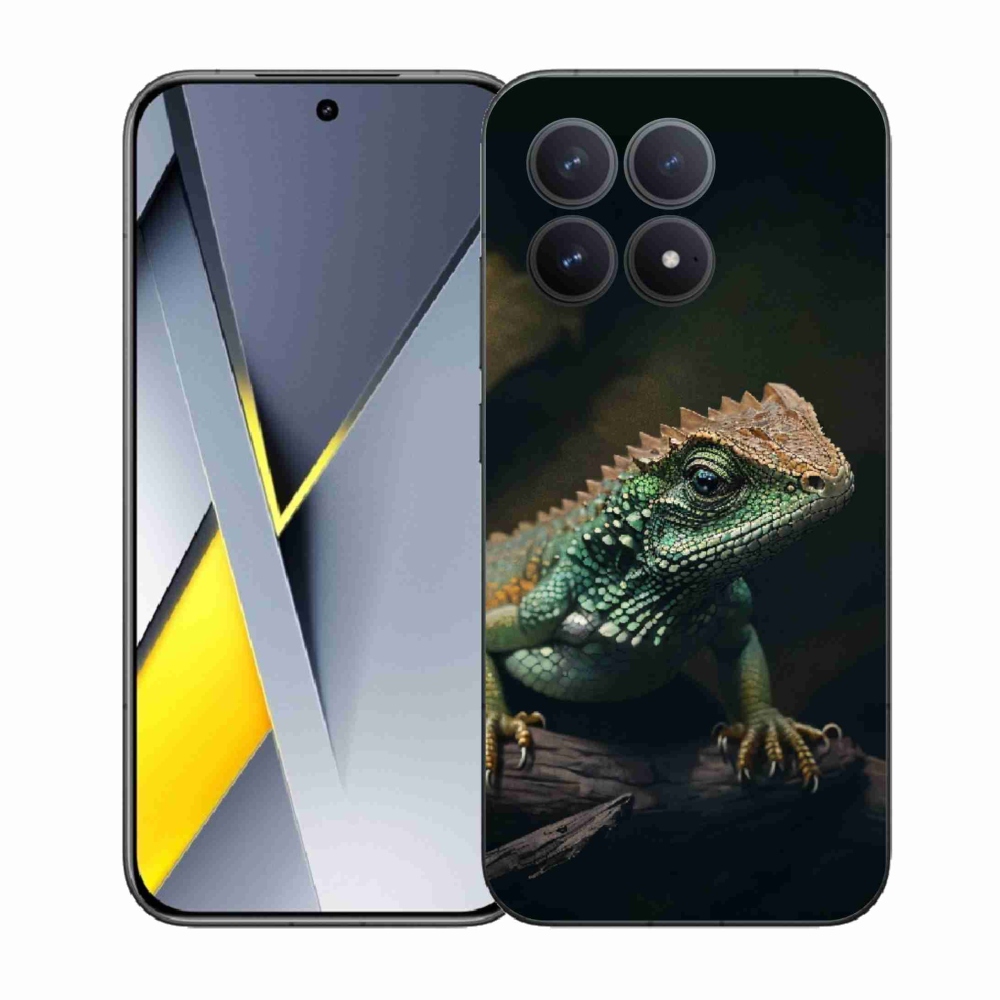 Gelový kryt mmCase na Xiaomi Poco F8 Pro - ještěr