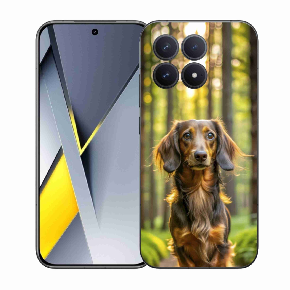 Gelový kryt mmCase na Xiaomi Poco F8 Pro - jezevčík 4