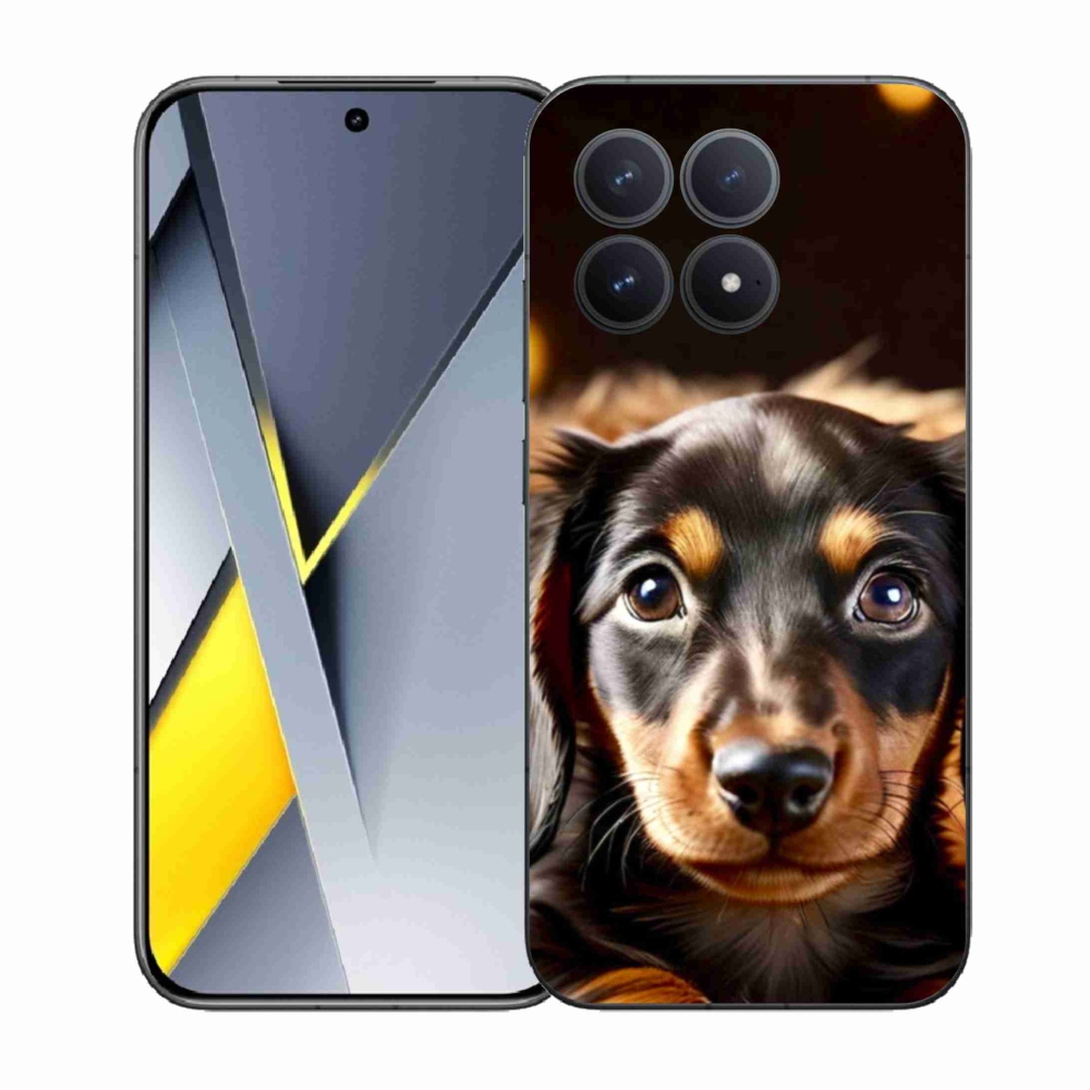 Gelový kryt mmCase na Xiaomi Poco F8 Pro - jezevčík