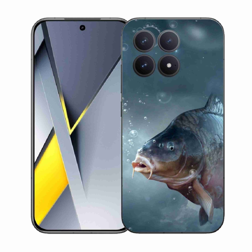 Gelový kryt mmCase na Xiaomi Poco F8 Pro - kapr a bublinky