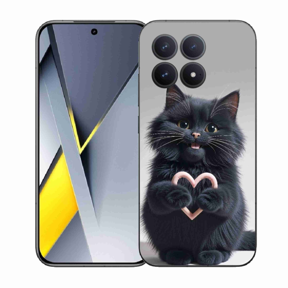 Gelový kryt mmCase na Xiaomi Poco F8 Pro - kočičí láska 3