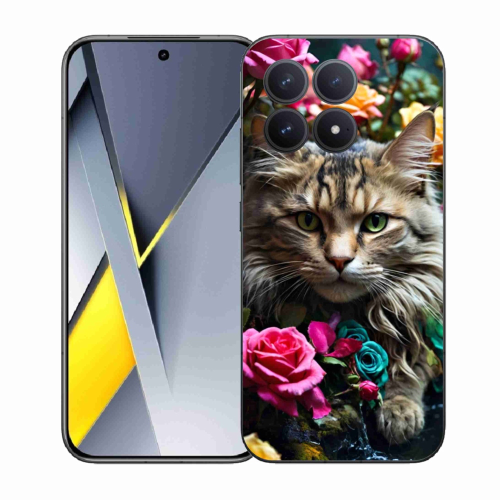 Gelový kryt mmCase na Xiaomi Poco F8 Pro - kočíčí pohled 2