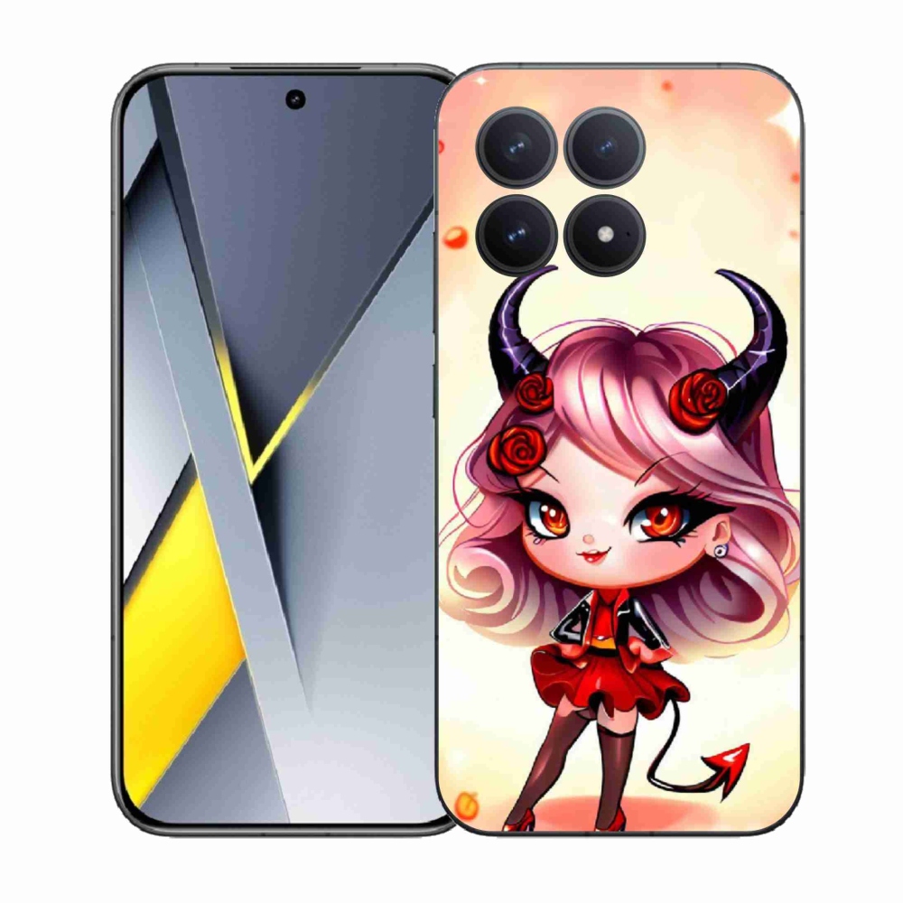 Gelový kryt mmCase na Xiaomi Poco F8 Pro - kreslená čertice