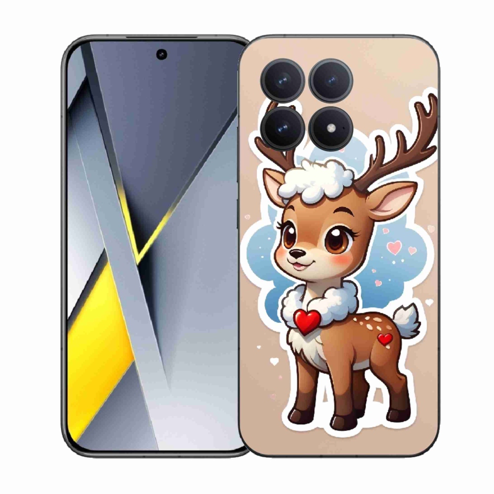 Gelový kryt mmCase na Xiaomi Poco F8 Pro - kreslený sob