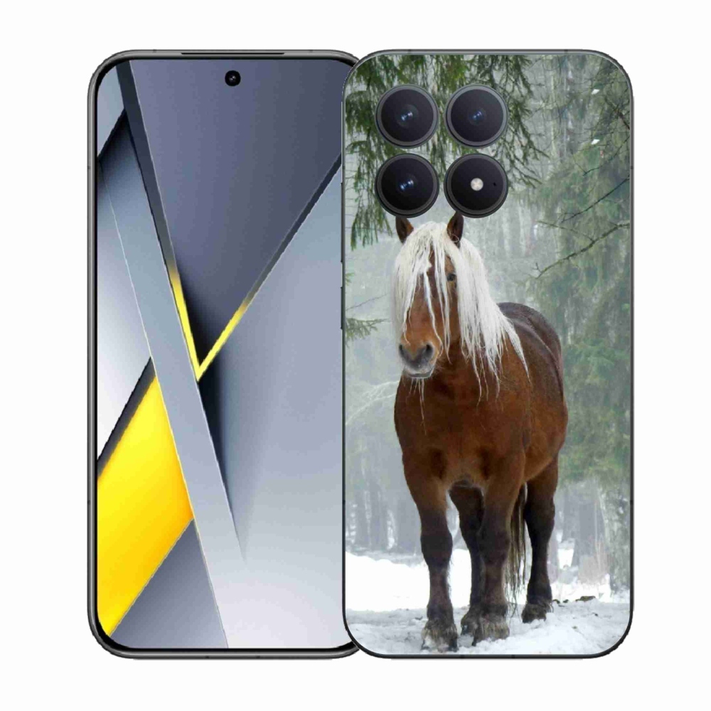 Gelový kryt mmCase na Xiaomi Poco F8 Pro - kůň v lese