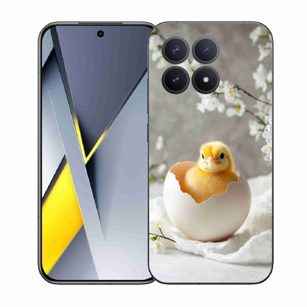 Gelový kryt mmCase na Xiaomi Poco F8 Pro - kuřátko