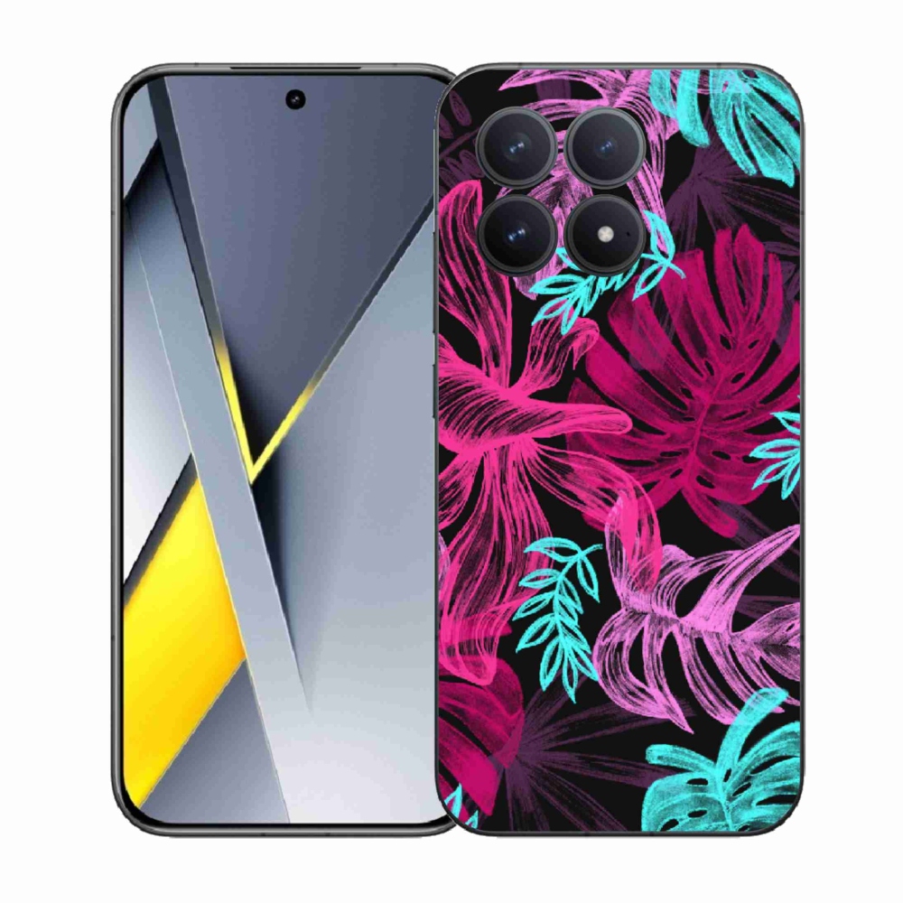Gelový kryt mmCase na Xiaomi Poco F8 Pro - květiny 1