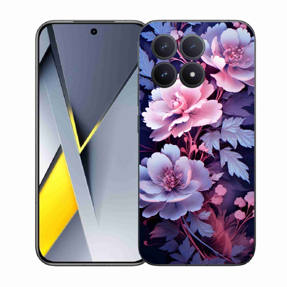 Gelový kryt mmCase na Xiaomi Poco F8 Pro - květiny 11