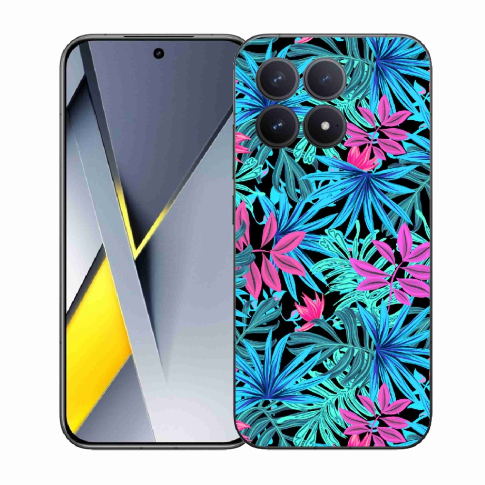 Gelový kryt mmCase na Xiaomi Poco F8 Pro - květiny 3