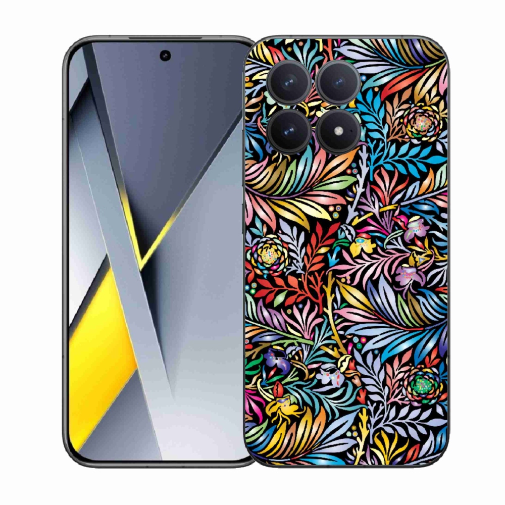 Gelový kryt mmCase na Xiaomi Poco F8 Pro - květiny 5