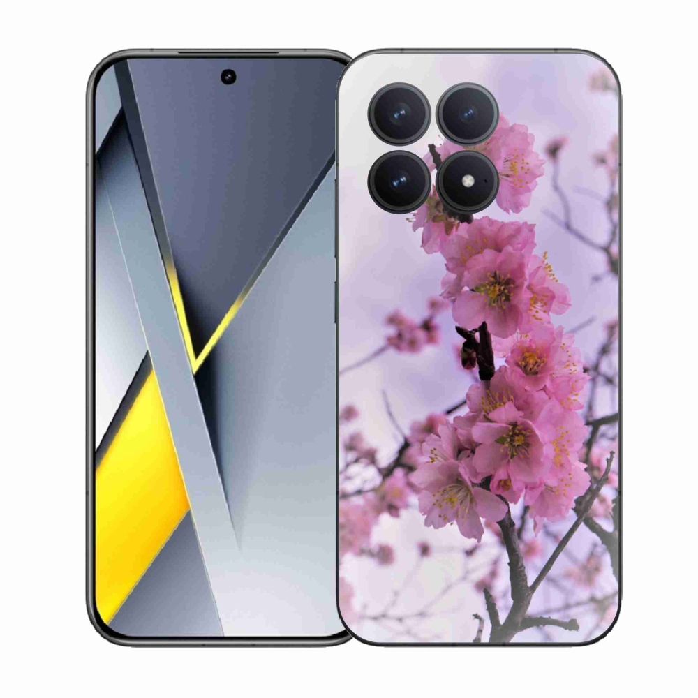 Gelový kryt mmCase na Xiaomi Poco F8 Pro - květiny 7