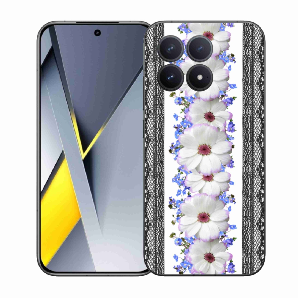 Gelový kryt mmCase na Xiaomi Poco F8 Pro - květiny 8