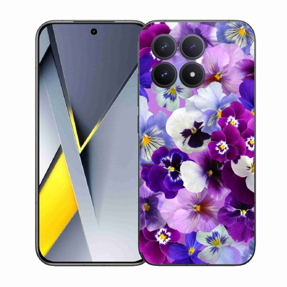 Gelový kryt mmCase na Xiaomi Poco F8 Pro - květiny 9