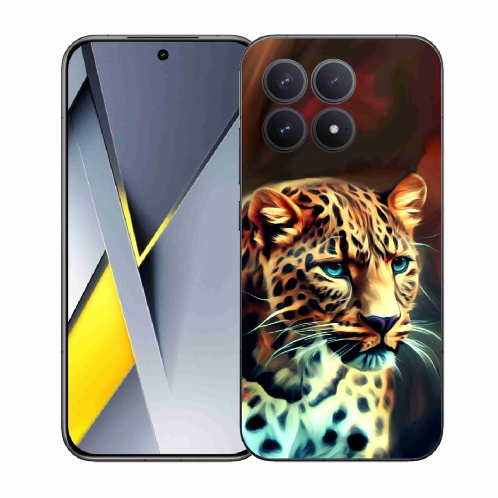 Gelový kryt mmCase na Xiaomi Poco F8 Pro - leopard