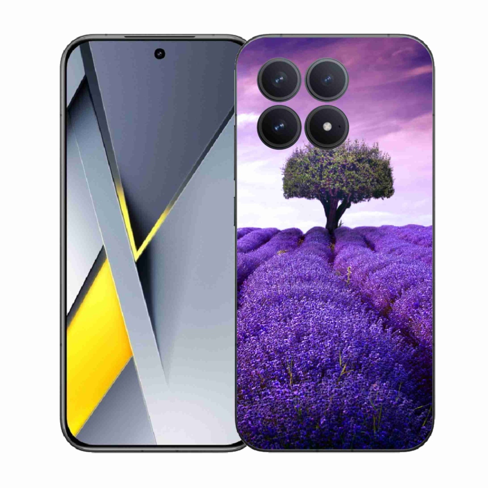 Gelový kryt mmCase na Xiaomi Poco F8 Pro - levandulová louka