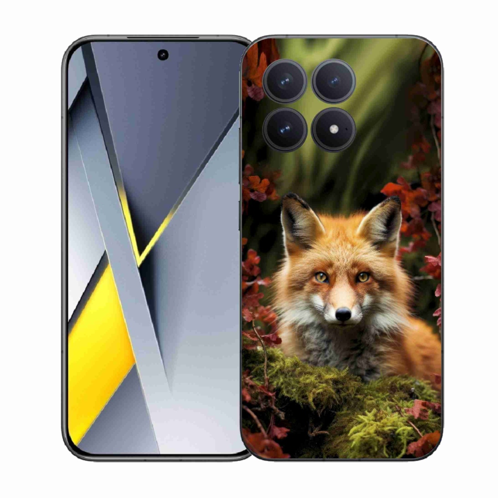 Gelový kryt mmCase na Xiaomi Poco F8 Pro - liška v lese