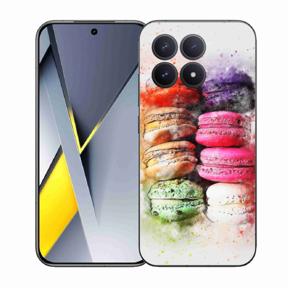 Gelový kryt mmCase na Xiaomi Poco F8 Pro - makrónky