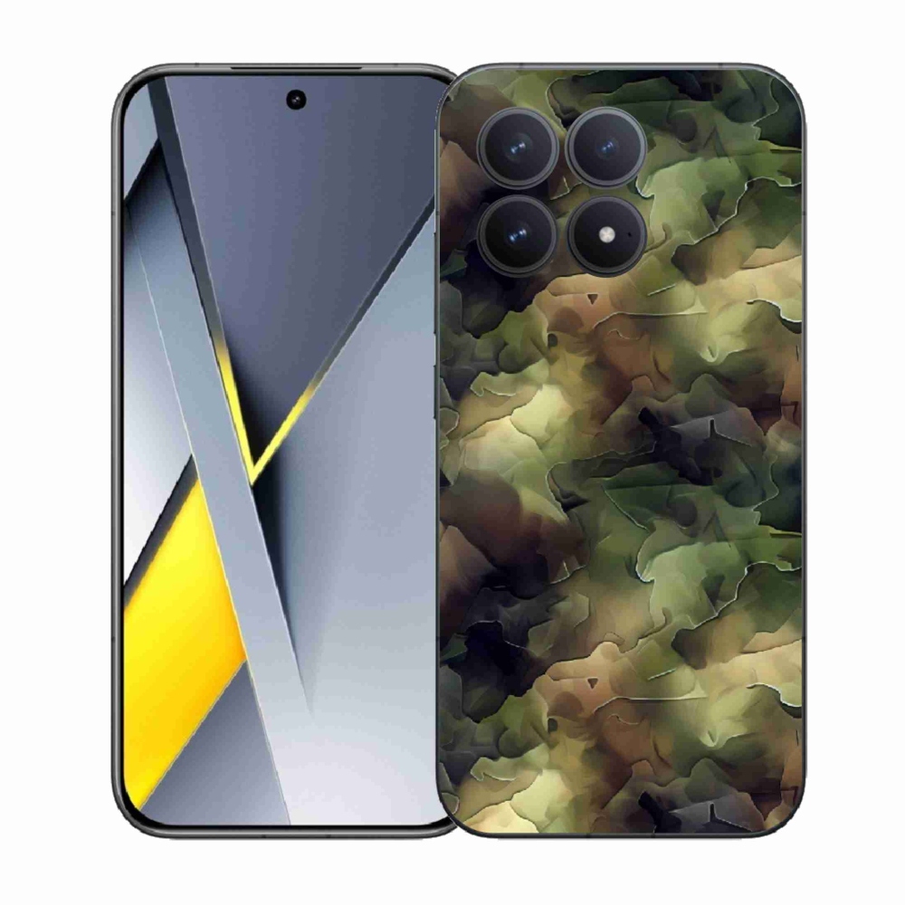 Gelový kryt mmCase na Xiaomi Poco F8 Pro - maskáčový vzor 10