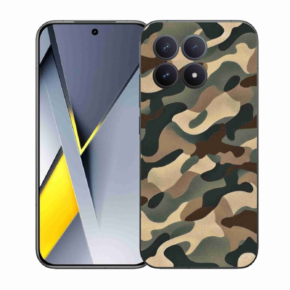 Gelový kryt mmCase na Xiaomi Poco F8 Pro - maskáčový vzor 11