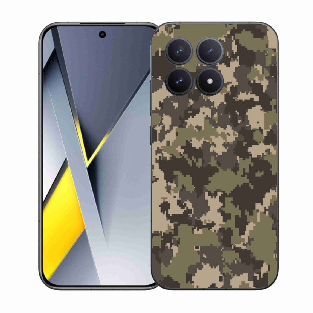 Gelový kryt mmCase na Xiaomi Poco F8 Pro - maskáčový vzor 12