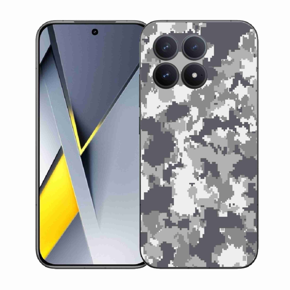 Gelový kryt mmCase na Xiaomi Poco F8 Pro - maskáčový vzor 2