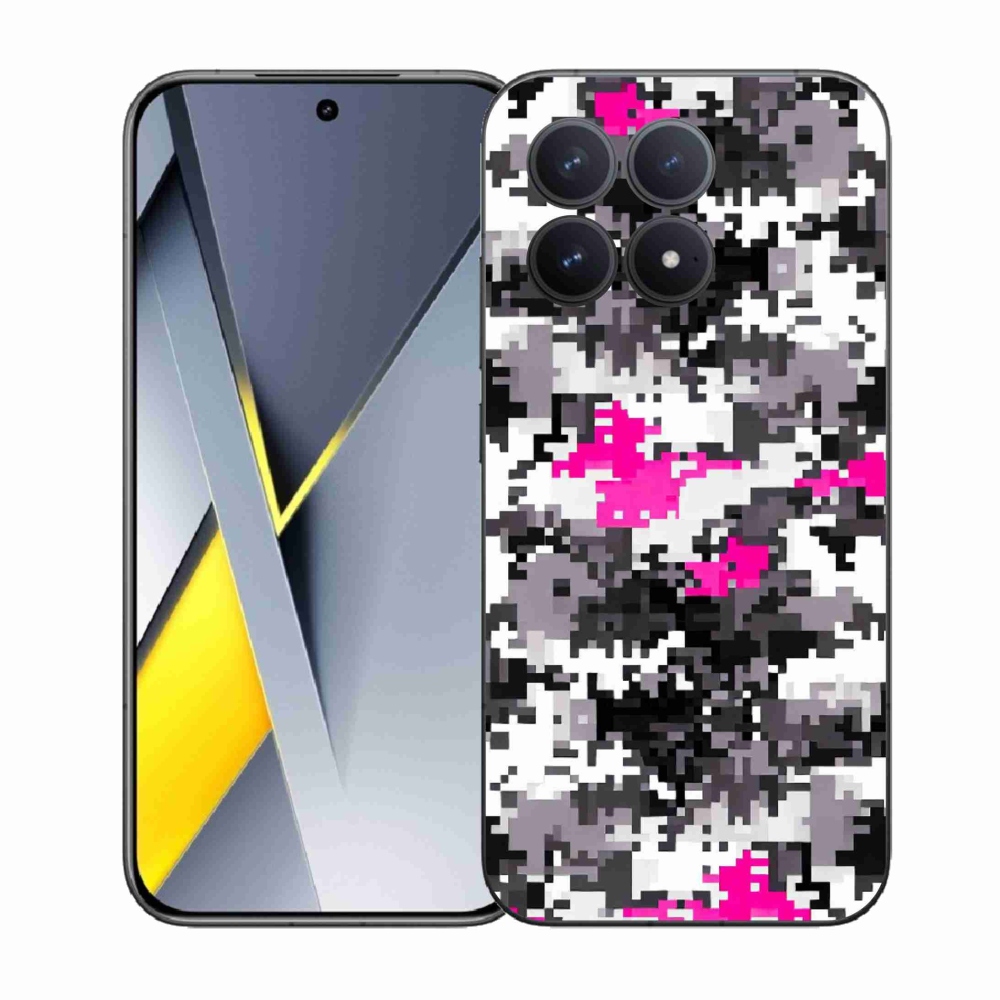 Gelový kryt mmCase na Xiaomi Poco F8 Pro - maskáčový vzor 4