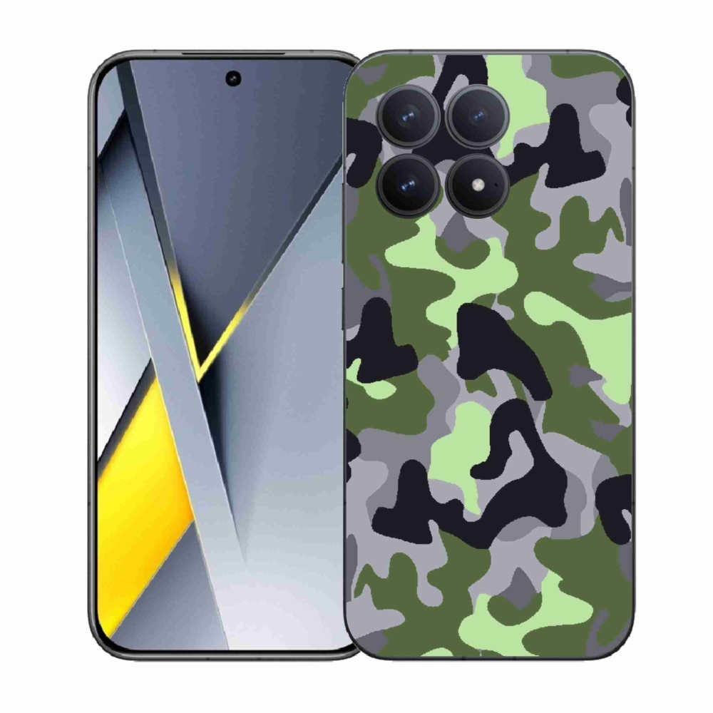 Gelový kryt mmCase na Xiaomi Poco F8 Pro - maskáčový vzor 7