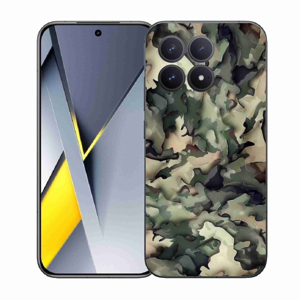 Gelový kryt mmCase na Xiaomi Poco F8 Pro - maskáčový vzor 9