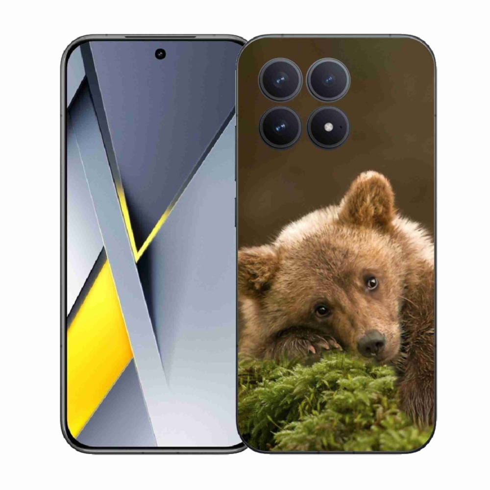 Gelový kryt mmCase na Xiaomi Poco F8 Pro - medvěd