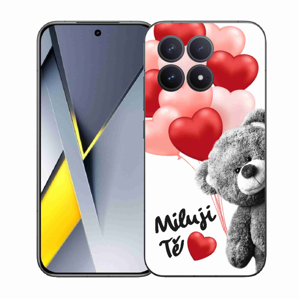 Gelový kryt mmCase na Xiaomi Poco F8 Pro - miluji Tě