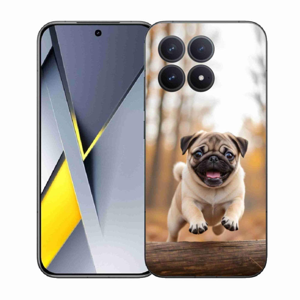 Gelový kryt mmCase na Xiaomi Poco F8 Pro - mops 2