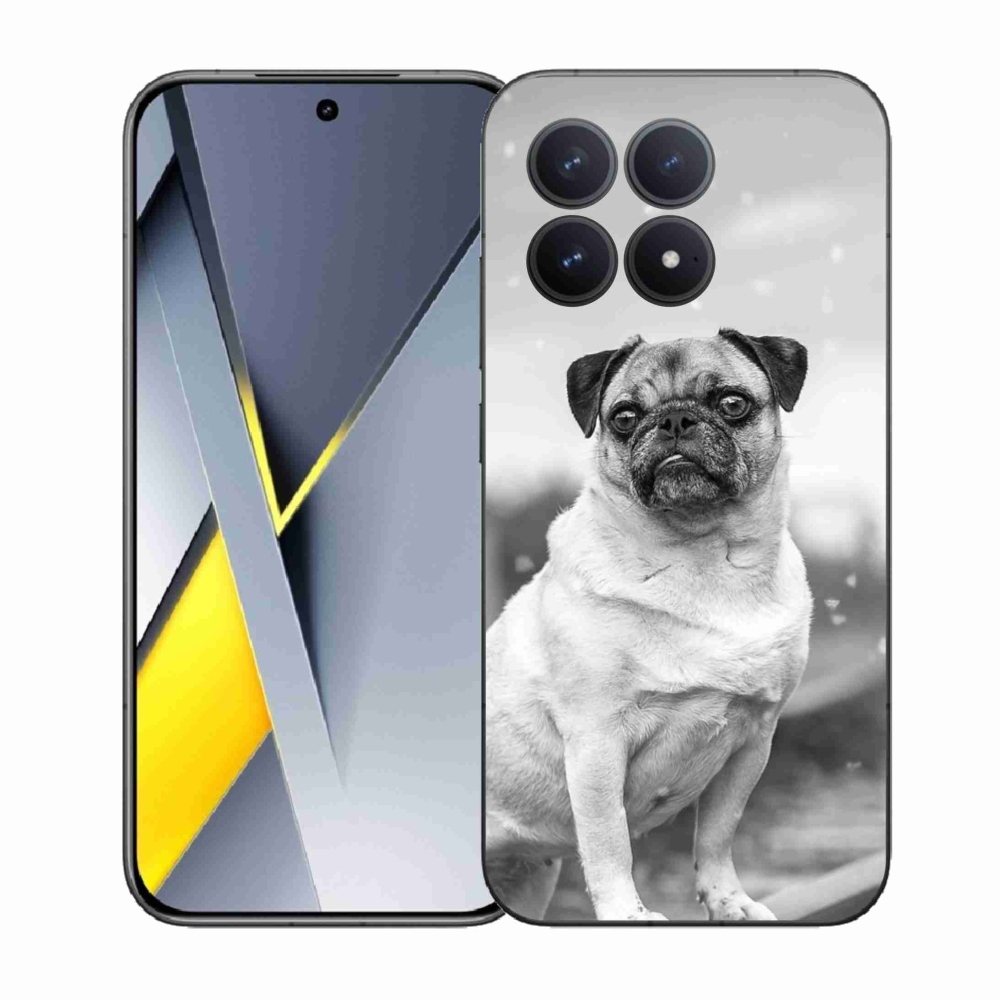 Gelový kryt mmCase na Xiaomi Poco F8 Pro - mops