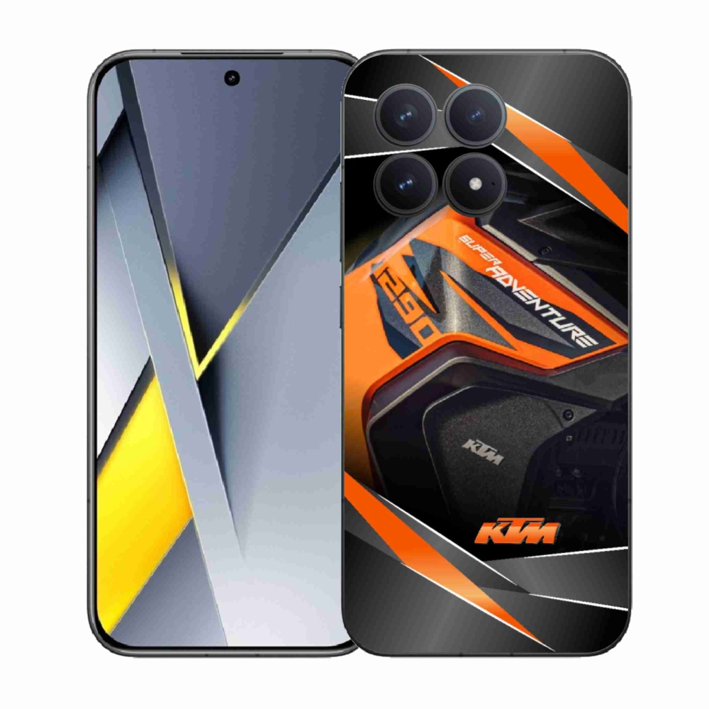 Gelový kryt mmCase na Xiaomi Poco F8 Pro - motorka ktm