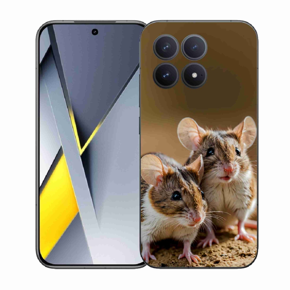Gelový kryt mmCase na Xiaomi Poco F8 Pro - myší duo