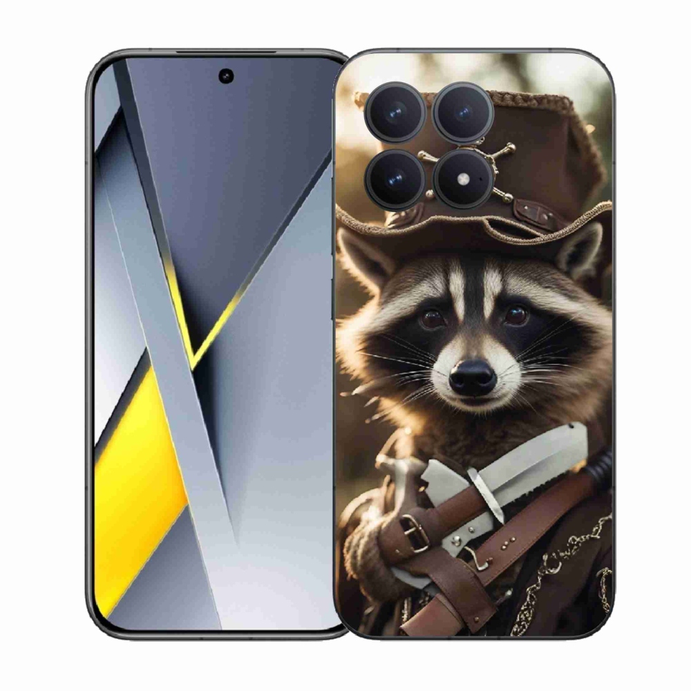Gelový kryt mmCase na Xiaomi Poco F8 Pro - mýval v uniformě