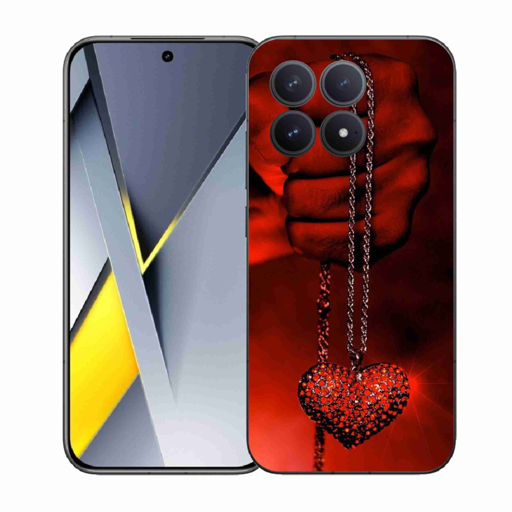 Gelový kryt mmCase na Xiaomi Poco F8 Pro - náhrdelník