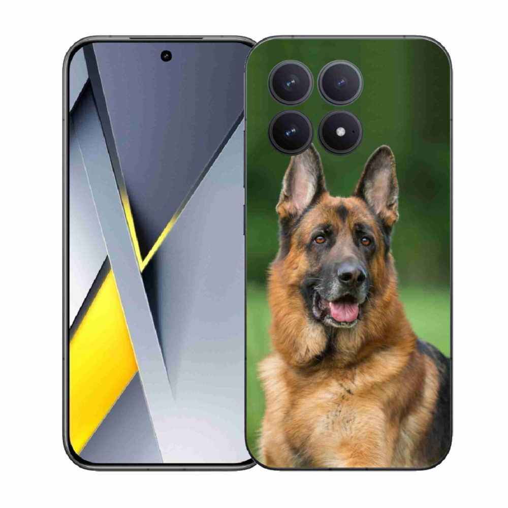 Gelový kryt mmCase na Xiaomi Poco F8 Pro - německý ovčák