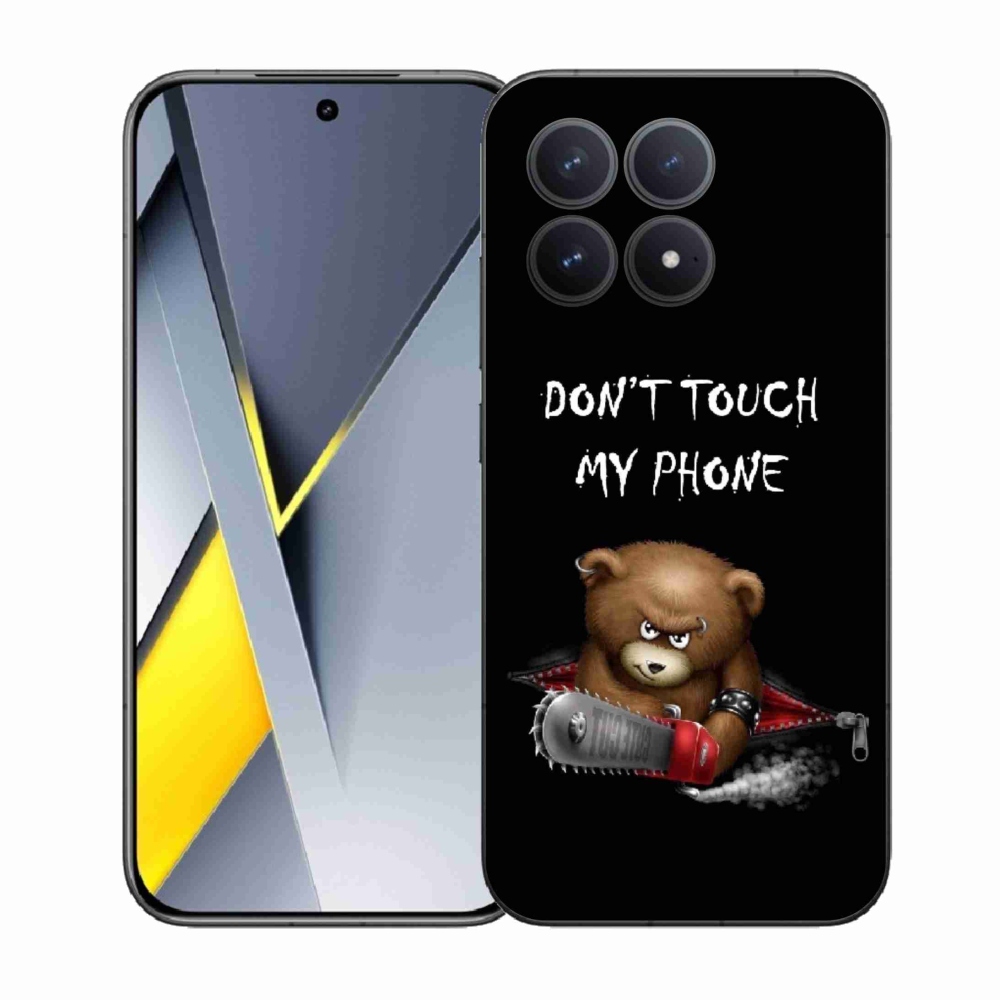 Gelový kryt mmCase na Xiaomi Poco F8 Pro - nesahej na telefon